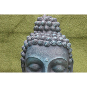 FRP brillant tête de bouddha affichage attrayant intérieur et extérieur en fibre de verre résine Statue Gautam bouddhisme Style Sculpture religieuse - Product Image 4