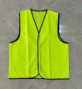 Gilet de travail unisexe de haute qualité, personnalisable, coupe-vent, en tissu de laine, avec bouton et logo personnalisé, grande taille, pour vêtements d'extérieur de printemps - Product Image 1