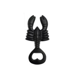 Abridor de Botellas Desechable Ecológico de Hierro Fundido Negro con Diseño Único de Escorpión y Langosta, Accesorio de Cocina de Metal para Bar, para Amantes de la Cerveza - Product Image 1