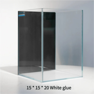 Groothandel Custom Kleine Transparante Kubus Desktop Ultra Witte Glazen Tank <span class=keywords><strong>Aquarium</strong></span> - Product Image 6