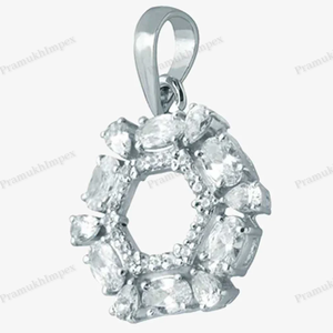 Collar de Compromiso para Mujer con Colgante Hexagonal de Plata de Ley 925 Chapado en Oro de Primera Calidad, Estilo Clásico, con Moissanita Redonda VVS1 - Product Image 3