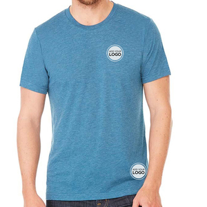 Camisetas Unisex de Manga Corta para Hombre, MOQ Bajo, Camisetas de Algodón y Fibra de Bambú - Product Image 1