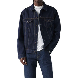 High Quality <b>Denim</b> Jacket For Men's 100% Cotton Custom Logo With Printing Winter Jacket Soft <b>Material</b> <b>Denim</b> Jacket For Men's - Product Image 5