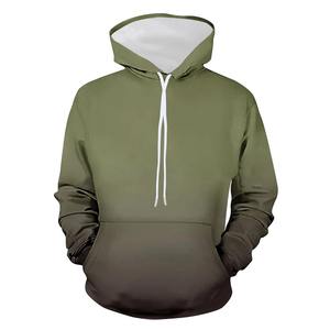 Winter New Men's Women's 3D Printed Gradient Comfortable Warm Daily Casual Sports Hoodie 100% Cotton Fleece Windproof - Product Image 3
