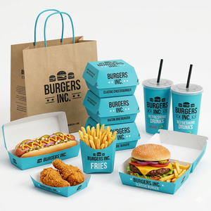 Contenitore Monouso per Alimenti da Asporto, Scatola Personalizzata per Pizza Calda, Vassoio per Cibo Cinese da Asporto, Scatola per Patatine Fritte e Pollo Arrosto - Product Image 6