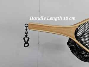 Red de Aterrizaje para Pesca con Mosca al Aire Libre, Red de Trucha, Marco de Madera con Red de Goma Fundida a Mano, Red de Pesca para Aterrizaje de Thor - Product Image 2