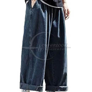 Pantalon en jean à jambes larges sur mesure pour hommes Taux de vente total 2025 Vêtements décontractés pour hommes à vendre en taille adulte - Product Image 4