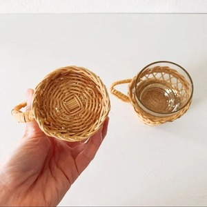 อุปกรณ์เสริมบนโต๊ะสำหรับเครื่องดื่มถ้วยหวายธรรมชาติห่อเหยือกแก้วเครื่องครัวของขวัญตกแต่งห้องครัวที่ดีที่สุด - Product Image 3