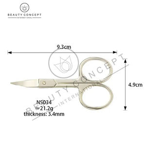 Tijera para cutículas de forma curva de alta calidad, concepto de belleza, tijeras de cerámica para uñas internacionales, herramientas para uñas más nuevas sostenibles - Product Image 2