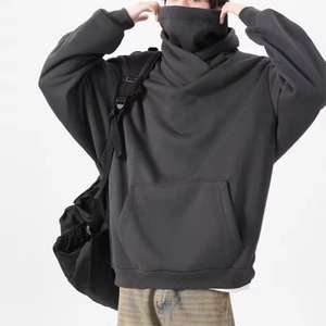 Sweat à capuche Ninja pour homme, sport, automne et hiver, Tid Ins, ample, velours, Harajuku, pull-over, mode masculine, haut polyvalent, long - Product Image 5