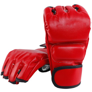 Prix de gros Gants de MMA professionnels Poignées d'extérieur Taille unisexe Cuir de vachette de qualité supérieure - Product Image 1