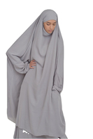 Abaya longue à manches longues pour femme, vêtement de prière modeste, style Moyen-Orient, coupe ample