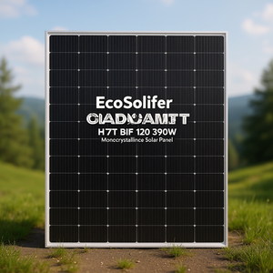 Panneau solaire monocristallin EcoSolifer HJT BIF 120 390W - Product Image 3