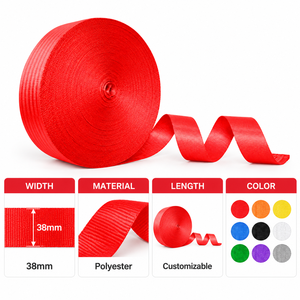 Cinta de Polipropileno de Alta Resistencia de 38 mm para Amarre de Carga, Mochilas y Equipo de Exterior, Proveedor OEM Personalizado - Product Image 4