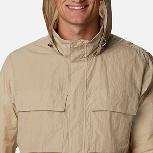 Chaqueta Cortavientos CLASSIC INVENTORS para Hombre, Diseño Color Block, Cuello Alto, Estilo Deportivo, Material de Lona, Ropa de Invierno, con Capucha - Product Image 6