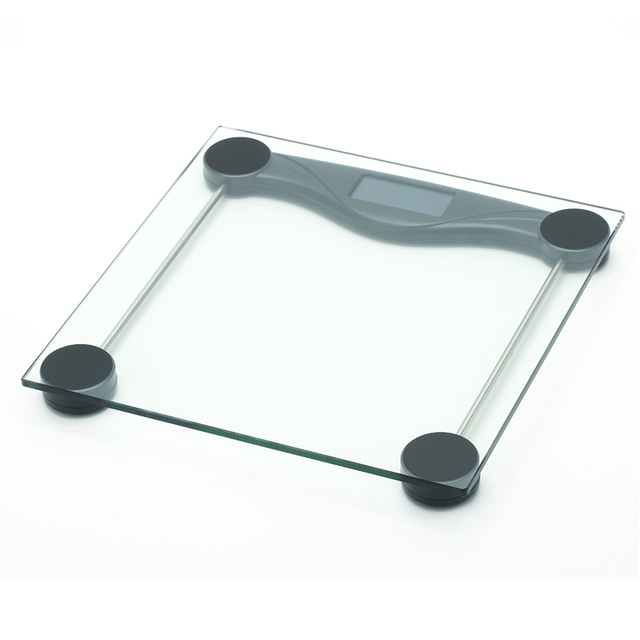 High Accurate 180kg LCD Display Basic Tempered Human Health Scale Digital Body Weighing Bathroom Scale