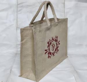 Wholesale Premium Quality Custom Printed Jute Tote <b>Bag</b> Hessian Grocery Shopping Return Gift <b>Bag</b> Premium Promotional <b>Bags</b> Sale - Product Image 2