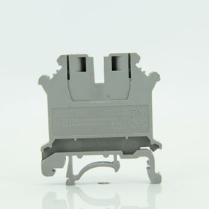 NJSMW WUK6N 800V 57A 레일 마운트 6mm 케이블 스크류 타입 터미널 블록 26-8 AWG 1-10 접점 - Product Image 1