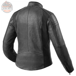 2025 diseños de chaqueta de cuero de moda de motocicleta para mujer chaqueta de moda de mujer transpirable hecha de cuero genuino - Product Image 5