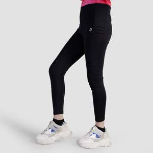 Leggings taille haute Power Petal en Spandex/Nylon noir, XL, sport/décontracté, extensibles, respirants, en tissu tricoté avec motif logo, pour le yoga - Product Image 2