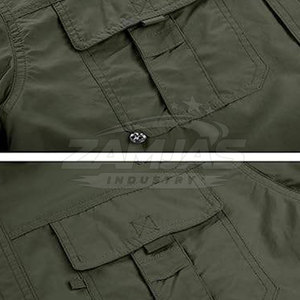 เสื้อคาร์โก้ดีไซน์พรีเมียมสั่งทำพิเศษสำหรับผู้ชาย สวมใส่สบาย ขายดี ราคาถูก คุณภาพดี - Product Image 5