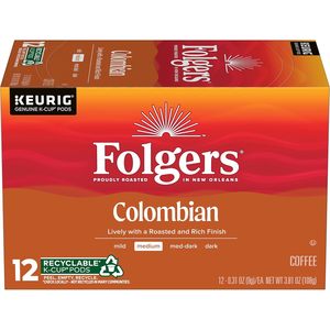 Café Folgers Colombiano Tueste Medio, 12 Cápsulas Keurig K-Cup - Product Image 2
