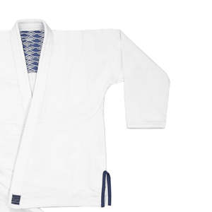 ชุดกิโมโน BJJ GI สไตล์บราซิลเลียน Jitsu 100% โพลีเอสเตอร์/ ผ้าฝ้ายระบายอากาศด้านหน้าโลโก้ - Product Image 4