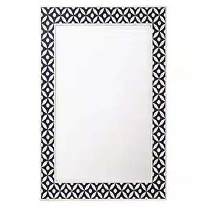 Miroir mural décoratif de luxe en incrustation d'os d'Inde au prix de gros par crescent crafts - Product Image 1