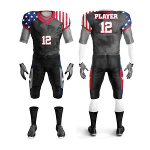 2025 nueva llegada transpirable fútbol americano Jersey diseño barato uniforme de fútbol americano para jóvenes - Product Image 4