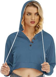 Moda Simple Sexy verano Crop Tops para mujeres a granel de poliéster algodón Spandex recortada Tops camisetas sin mangas lisas - Product Image 6