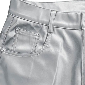 Pantalones de Cuero para Hombre, Diseño Elegante y Moderno, Premium, Suaves, Transpirables, Ligeros, Ecológicos, Duraderos, Perfectos para Uso Diario Informal - Product Image 4
