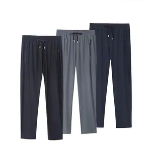 Pantalons d'été décontractés pour hommes en gros, taille élastique brodée, mi-haute, séchage rapide - Product Image 2