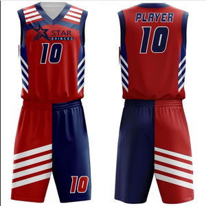 Sportswear Basketball Uniform Set Sublimation Sleeveless <b>Adult</b> Team Basketball Uniform <b>Kit</b> With Team Name - Product Image 6
