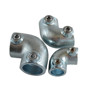 Galvanizli/siyah küpeşte sistemi yüzey işleme anahtar kelepçeleri dövülebilir demir boru kelepçesi - Product Image 3