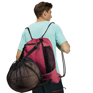 กระเป๋าฟุตบอลแบบหูรูดสำหรับผู้ชายและชุดลำลองใหม่กระเป๋าเป้เล่นกีฬาสำหรับทุกเพศ - Product Image 3