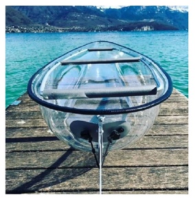 Kayak de Turismo con Fondo Transparente, Cuerpo Transparente Resistente para Pesca, Snorkel y Aventuras Acuáticas Panorámicas - Product Image 4