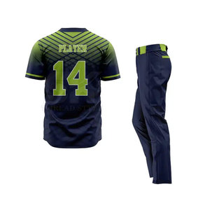 Equipo de alta calidad Uniforme de béisbol de buena calidad Conjunto de uniforme de béisbol Uniforme de béisbol al por mayor y precio barato - Product Image 3