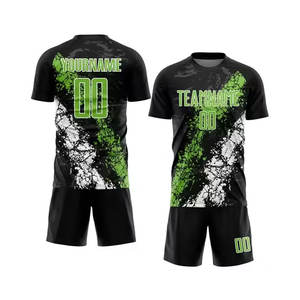 ชุดกีฬาฟุตบอลพิมพ์ลายหน้าจอแบบปรับแต่งได้คุณภาพเยี่ยมราคาถูกพร้อมพิมพ์ชื่อทีม - Product Image 3