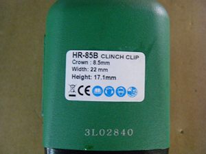 APLUS HR-85BC, 8.5MM CROWN. INDUSTRIAL MATTRESS <b>PNEUMATIC</b> CLINCH CLIP <b>TOOL</b> - Product Image 6