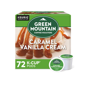 กาแฟกรีนเมาน์เทน รสคาราเมลวานิลลาครีม แบบแคปซูลเคียวริกสำหรับเครื่องชงกาแฟแบบซิงเกิลเซิร์ฟ กาแฟคั่วอ่อน 72 แคปซูล - Product Image 6