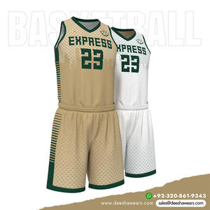 Ensemble uniforme de basket-ball réversible hommes maillot d'entraînement Shorts deux côtés équipe vêtements de sport respirant été 100% Polyester - Product Image 5