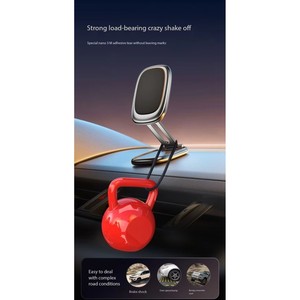Altezza regolabile 360 ° rotazione magnetico per telefono auto supporto cruscotto misura universale per tutti i modelli di telefono porta telefono - Product Image 6