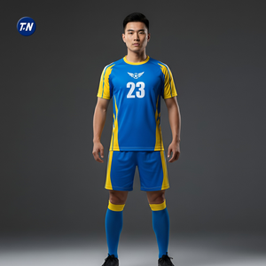 Camisetas de Fútbol de Calidad Profesional |   100% Poliéster Elástico en Cuatro Direcciones Transpirable |   Diseñado para un Movimiento de Alta Velocidad y Comodidad |   Unisex para Adultos - Product Image 6