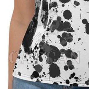 Hip Hop Mujeres Peso ligero 100% algodón Fitness Impreso Camisetas Personalizables con su propio logotipo de marca para el invierno - Product Image 6