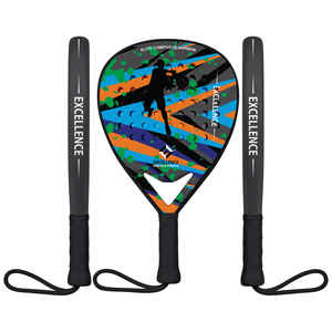 Raqueta de Pádel de Fibra de Carbono con Forma de Diamante de la Mejor Calidad, Servicio OEM Personalizable, Hecho en Pakistán - Product Image 1