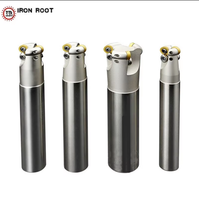 Porte-fraise à queue EMRW6R 2T 3T pour usinage CNC, queue de fraisage anti-vibration, insert RPMT1204, acier 42CrMo