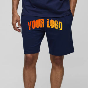 Logo personnalisé sérigraphié 100% coton éponge française courte longueur short de sport vêtements d'entraînement de haute qualité shorts pour hommes de style Hip Hop - Product Image 1