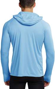 Outdoor Performance 100% Polyester Chemise de pêche Logo personnalisé en gros Protection UPF 50 + - Product Image 6