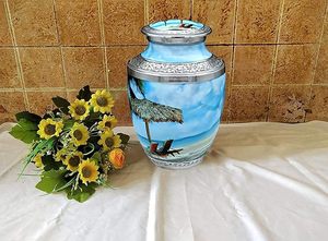 Top Quality Metal Wholesale Cremation <b>Urn</b> for Human & Pet Ashes <b>Large</b> Metal Cremation <b>Urn</b> for Adult Keepsake <b>Urn</b> - Product Image 3