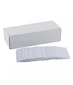 Cartão de identificação em branco de plástico, impressão em pvc cr80, cartão de identificação em branco para estudantes da escola com fabricante de impressão em chip